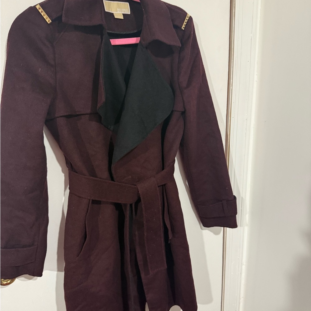 Michael Kors Dark Brown Trench Coat